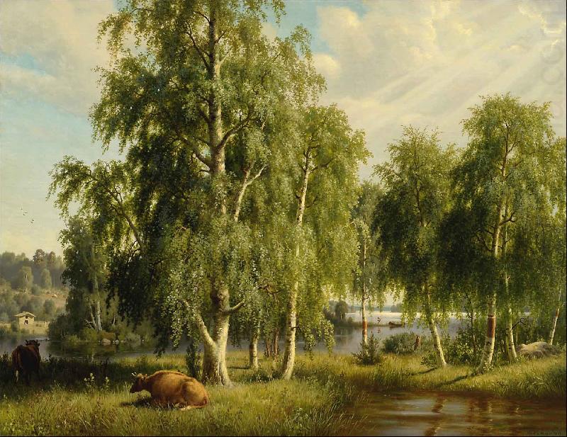 Ferdinand von Wright Summer landscape china oil painting image